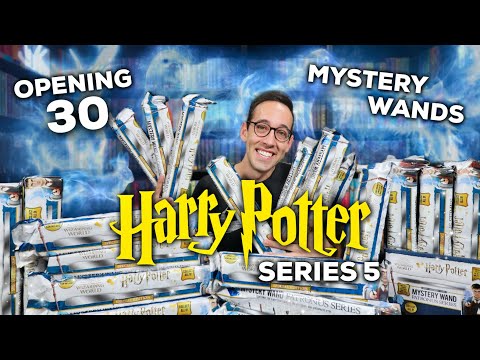 I OPENED 30 HARRY POTTER MYSTERY WANDS | SERIES 5 PATRONUS EDITION