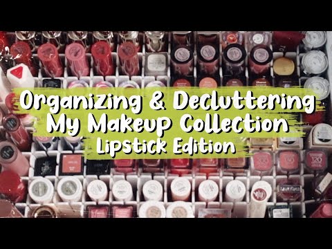 Organizing & Decluttering My Lipstick Collection! | Part 3 2025 | Julia Adams