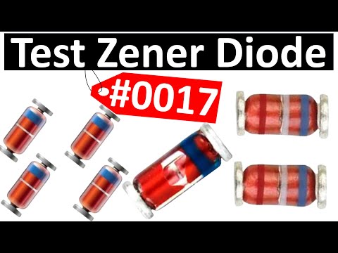 #0017 Electronic Components: How to Test Zener Diode with Multimeter | SMD Diode Testing