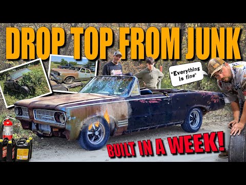 Can We Build a PONTIAC Convertible from JUNKYARD Parts in a Week?