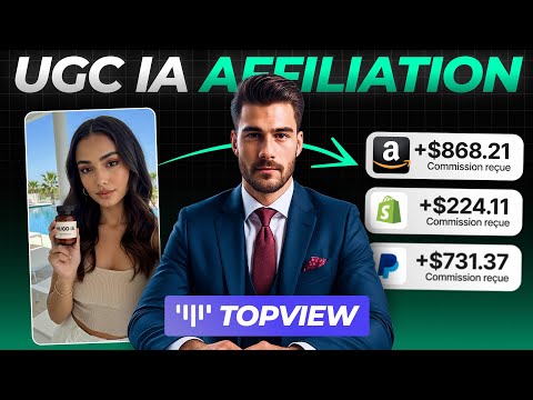 Create VIRAL UGC AI Videos + Affiliation (3000€/m) - TOPVIEW - Complete tutorial