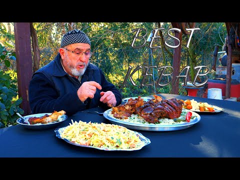 Cook a Turkish leg of lamb and serve a royal meal to your family! village cooking life