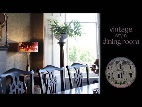 Extreme Dining Room Makeover | Before & After | English + Vintage Style | Country Living