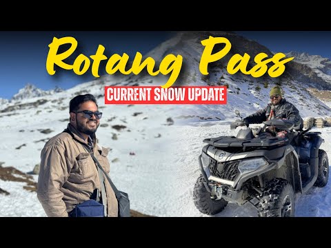 Snow Adventure in Manali - Rotang Pass | Atal Tunnel and Sissu | ATV ride at 13,000ft 🤯