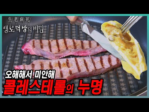 별로 재미 없지만 뻔뻔하게 올린 생로먹방 13탄! 콜레스테롤의 누명 | KBS 151028 방송