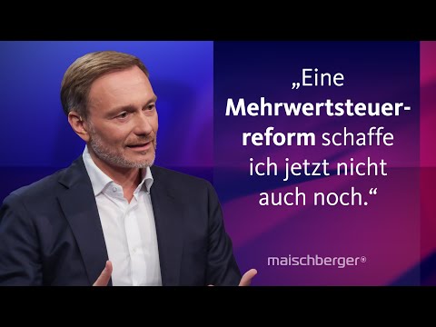 Bundesfinanzminister Lindner über Haushaltsloch, Rentenpaket und Radwege in Peru I maischberger