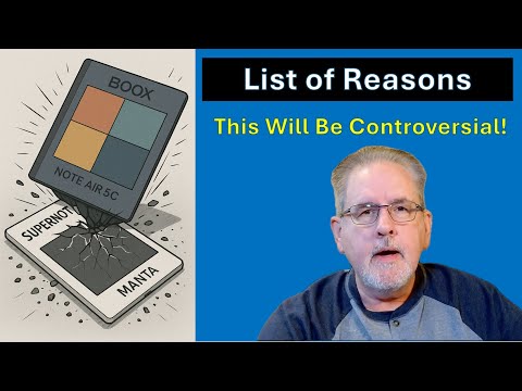 Boox Note Air 5C - Goodbye Supernote Manta: List of Reasons!