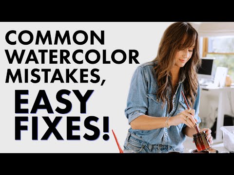 Mistakes every new watercolor artist makes...
