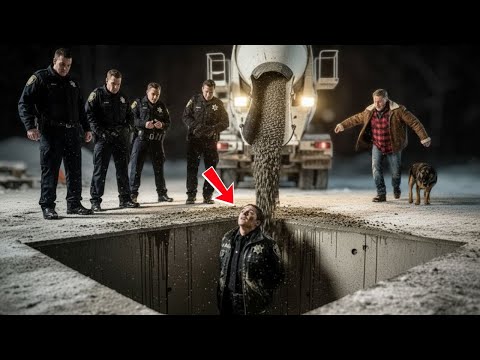 Corrupt Cops Tried to Seal Her in Concrete — Unaware a Veteran and His Dog Were Watching