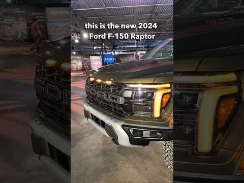 The 2024 @ford F-150 Raptor in SHELTER GREEN! (And the TREMOR!) #pickup #truck #offroad #4x4