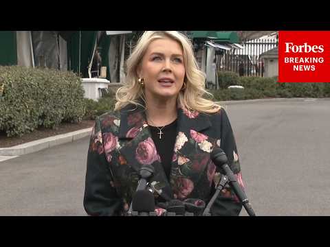 JUST IN: Karoline Leavitt Takes Questions About Iran War From Reporters