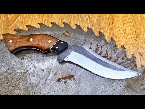 How to Make a Beautiful Knife out of an old saw blade
