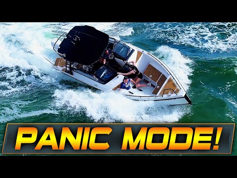 WARNING: BOAT ALMOST CAPSIZES AT DANGEROUS INLET ! TOO MUCH WATER ! | BOAT ZONE