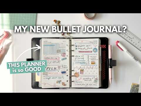 Resetting my planner mid-year (bullet journal style layouts) ✍️