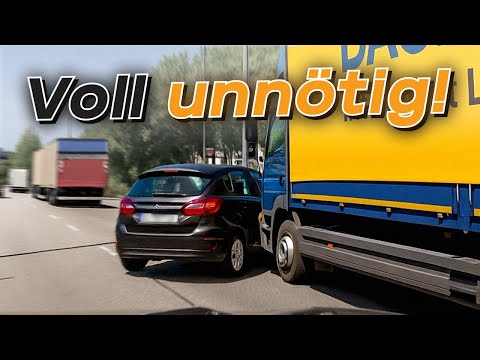 Mom and child run in front of car, truck crashes into car & crazy van driver | #GERMAN #DASHCAM |...