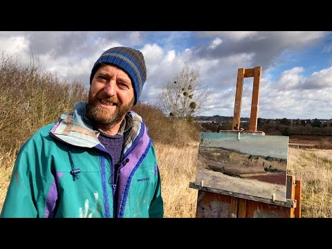 Landscape Painting plein air - Stratford Upon Avon