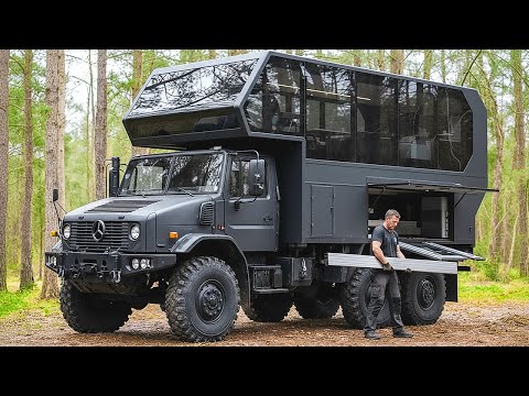 Man Spends 1000 Hours Transforming Military Truck Into Amazing CAMPER! by ‪@roamingventures