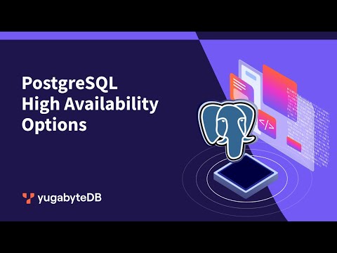 PostgreSQL High Availability Options