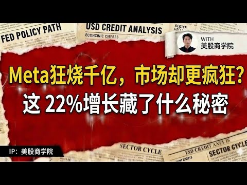 营收增长22%、股价却比财报前更低——META的定价逻辑出了什么问题#META#ROIC#CAIB