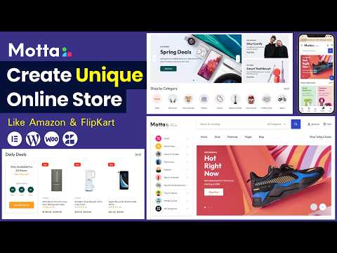 How to Create an eCommerce Website with WordPress - UNIQUE ONLINE STORE 2024