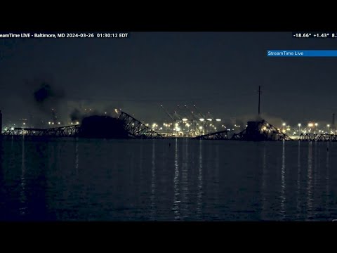 Full video | Francis Scott Key bridge collapses in Baltimore