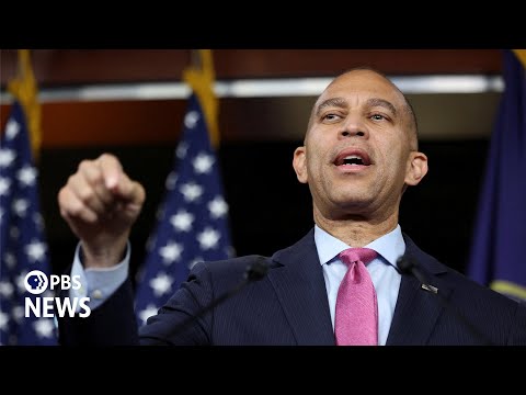 WATCH LIVE: Jeffries holds news conference as shutdown threatens to extend over the weekend