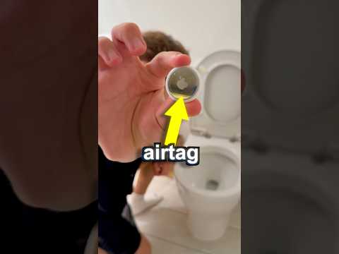 AirTag vs Toliet
