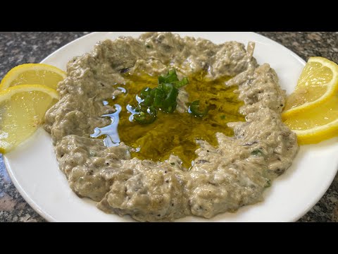 متبل الباذنجان بالثوم المدخن 👌 بمكون واحد بيعطيكم الذ واطيب متبل  ❗️❓Eggplant spice