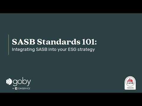 SASB Standards 101: Integrating SASB into your ESG strategy