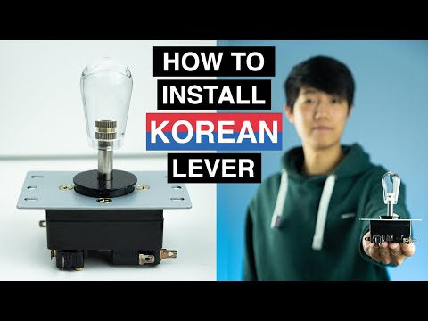 How to install Korean Lever on Japanese Arcade Stick