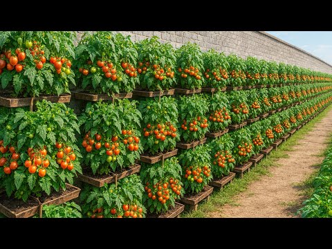 Wall Hanging Tomato Garden | High-Yield, No Yard Needed