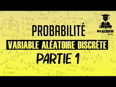 Probabilité - Introduction : Les lois d'une variable aléatoire discrète (Chapitre 2 - Partie 1)