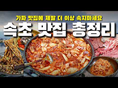 속초 여행 전 필수 시청, 이것만 보고 가도 절대 실패 안합니다 2박 3일동안 속초 맛집 16곳 티어 별로 정리해봤더니...충격적인 결과가..??? (1)