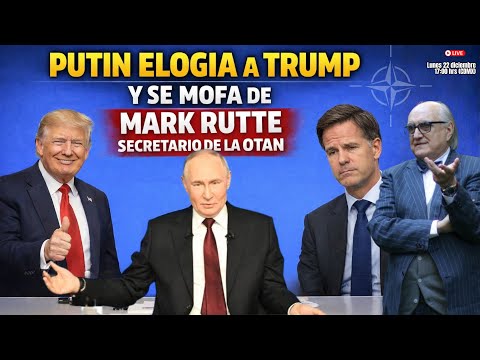 Putin Elogia a Trump y Se Mofa de Mark Rutte, Secretario de la OTAN | Alfredo Jalife