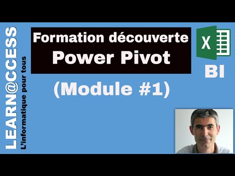 Formation - Découverte Power Pivot (Module #1)