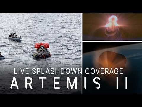 Artemis II Splashdown Live Coverage: Astronauts Return from the Moon | #heyjb
