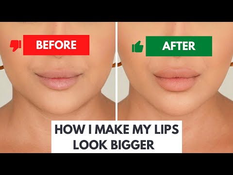 HOW I MAKE MY LIPS LOOK MUCH BIGGER THAN THEY ARE | NINA UBHI