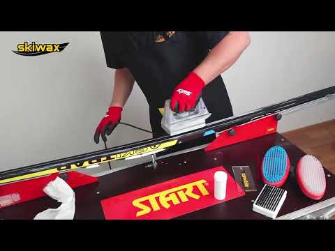 Нанесение порошка на лыжи - как правильно нанести лыжный порошок