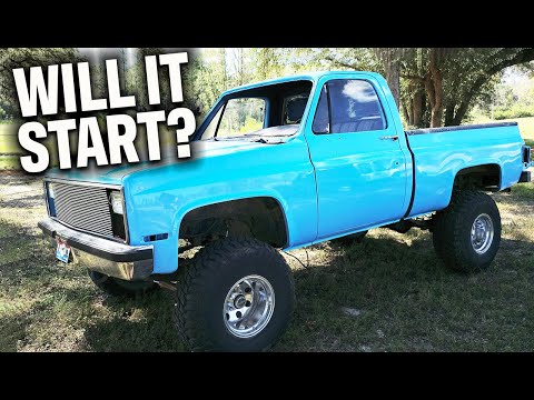 WIll it Start? ABANDONDED 1979 K10 Square Body 4x4