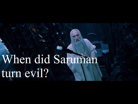 When did Saruman become evil?