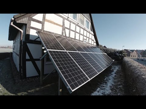 Eigenbau 6KWp Solar Inselanlage Bodenmontage (DE Version)