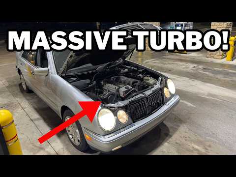 Mercedes Benz OM606 Big Turbo Install! **Benz Injection**