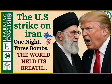 Learn English Through Story | U.S. Strike on Iran | Graded Reader | English Listening Practice