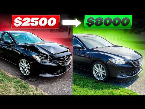 $1k To $100,000 Flipping Cars Without A Dealership - Wrecked Rebuild