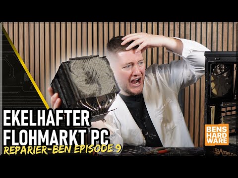 Extrem VERDRECKTEN GAMING PC vom FLOHMARKT für 100€ GEKAUFT! Kann ich das TEIL RETTEN? #REPARIERBEN