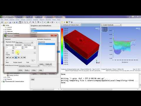 ANSYS Fluent Tutorial: Open Channel Flow with Wave, Solution Setup (Part 2/3),