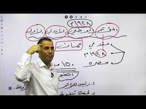 مراجعة ليالي الامتحان التكميلي 2005/2004 مادة تاريخ الاردن الجزء (1) - الاستاذ حسين مسالمة