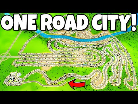 Cities Skylines, but there's only one road...