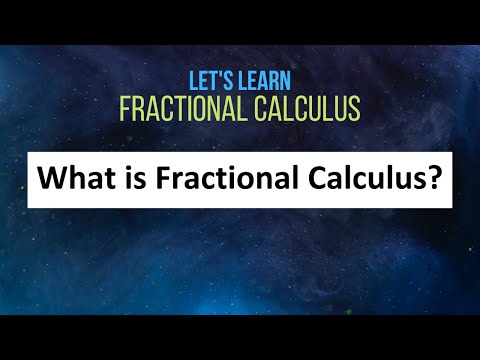 (FC01) What is Fractional Calculus