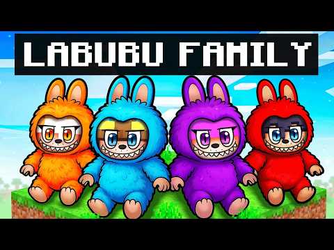 Having a LABUBU Family in Minecraft!